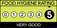 5/5 Food Hygiene Ratings